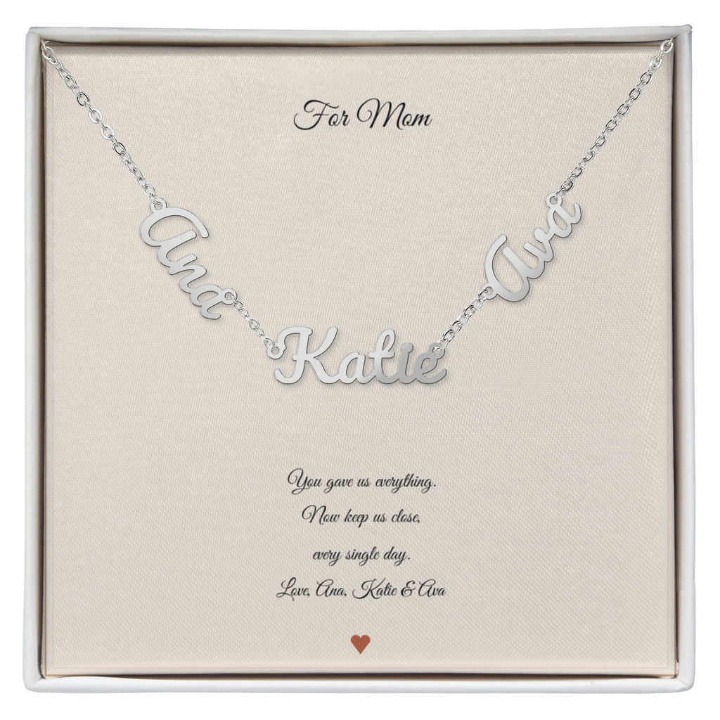 Your Words Name Necklace