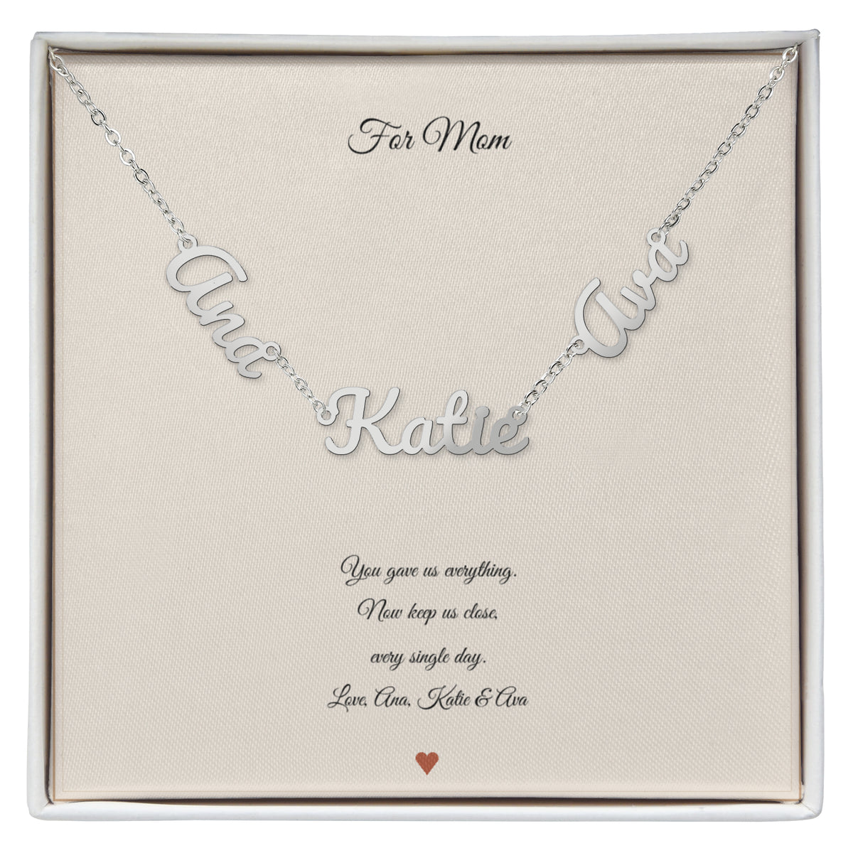 Your Words Name Necklace