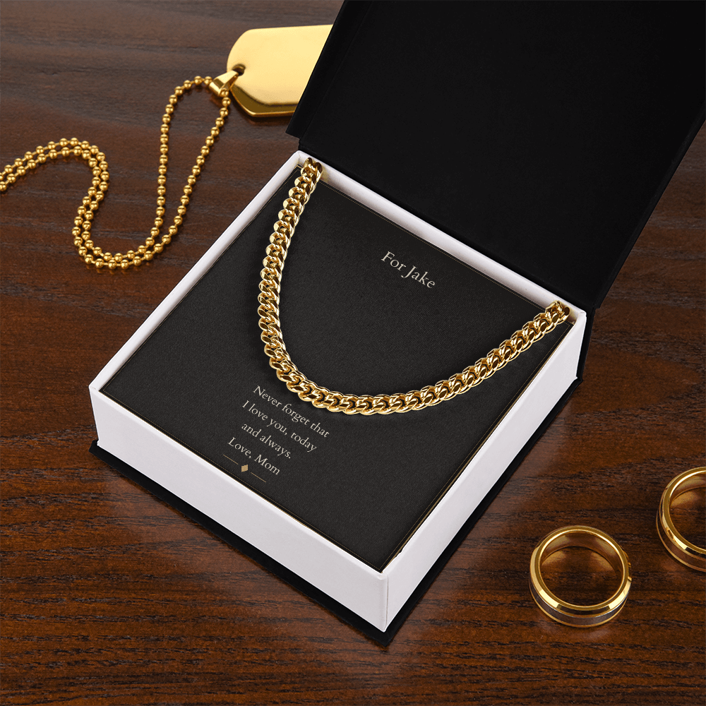 Your Words Cuban Link Chain