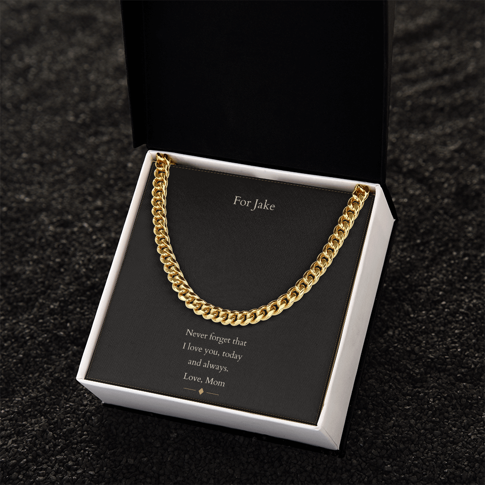 Your Words Cuban Link Chain