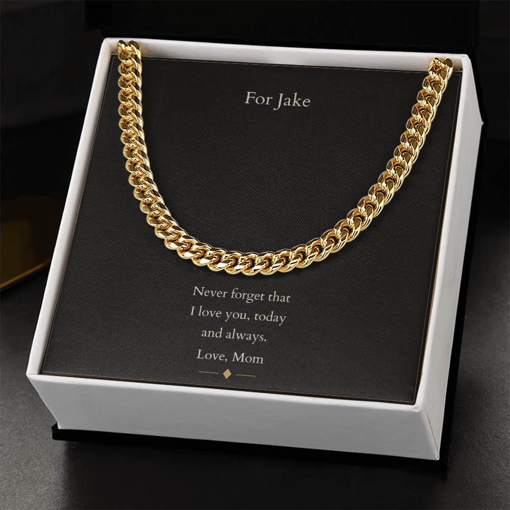 Your Words Cuban Link Chain