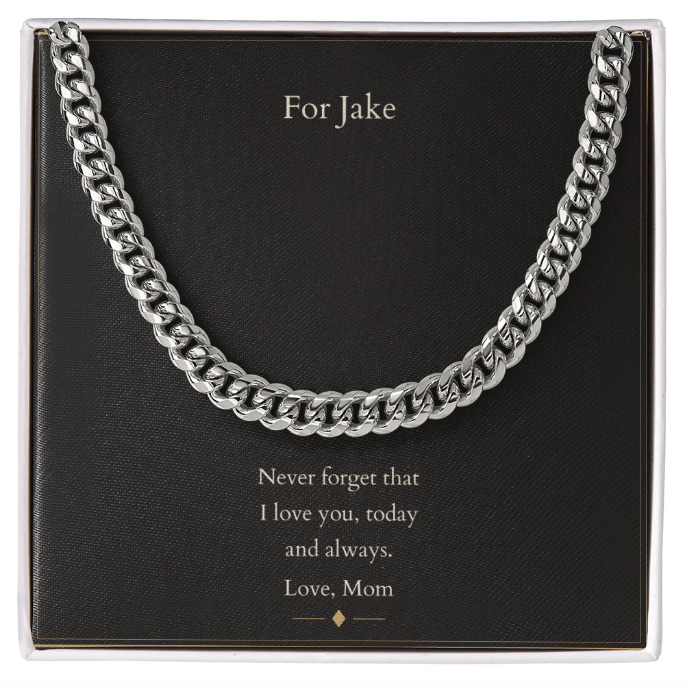 Your Words Cuban Link Chain