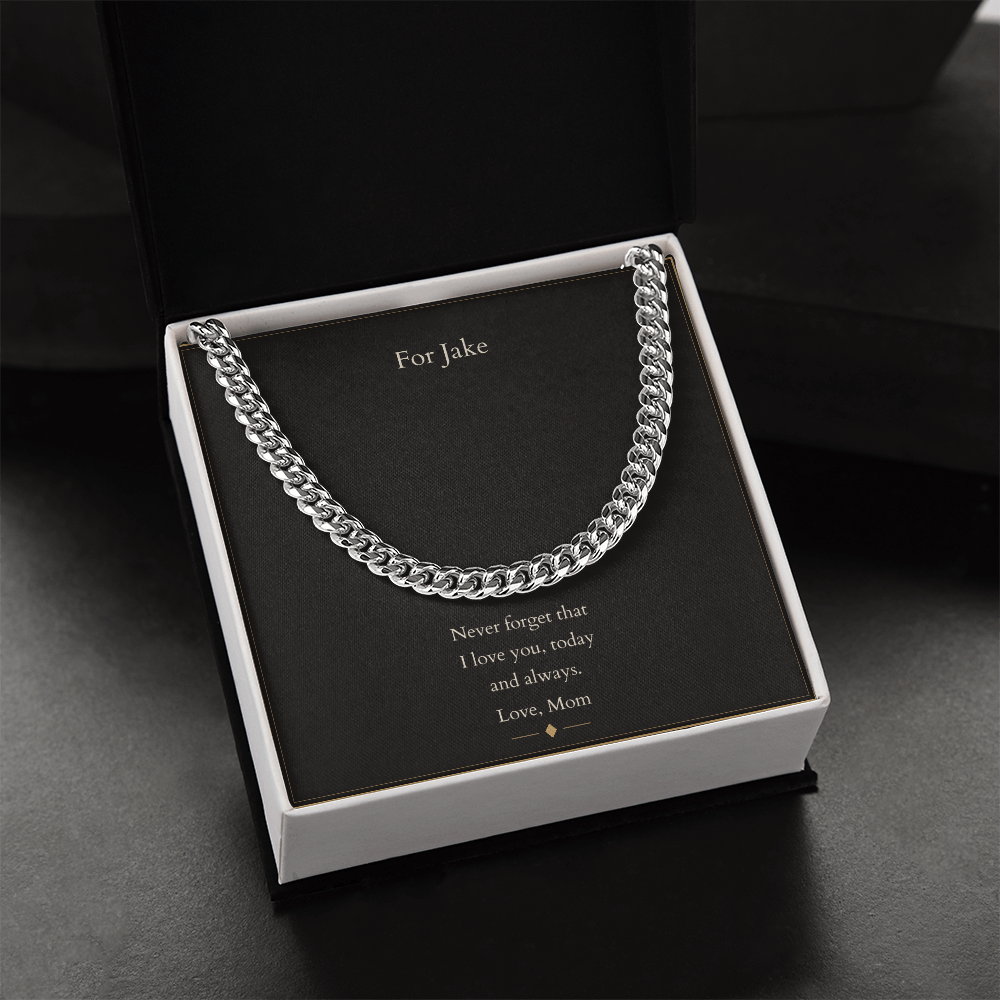 Your Words Cuban Link Chain