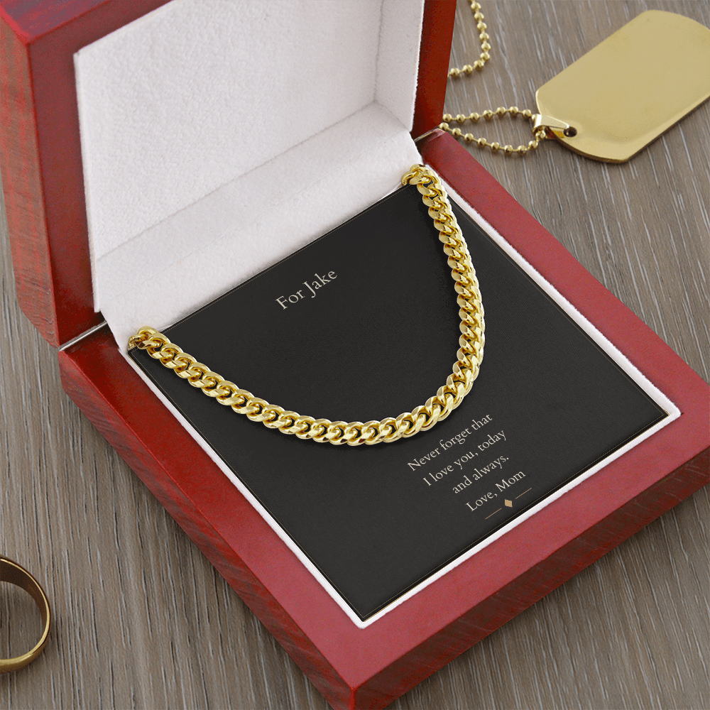 Your Words Cuban Link Chain