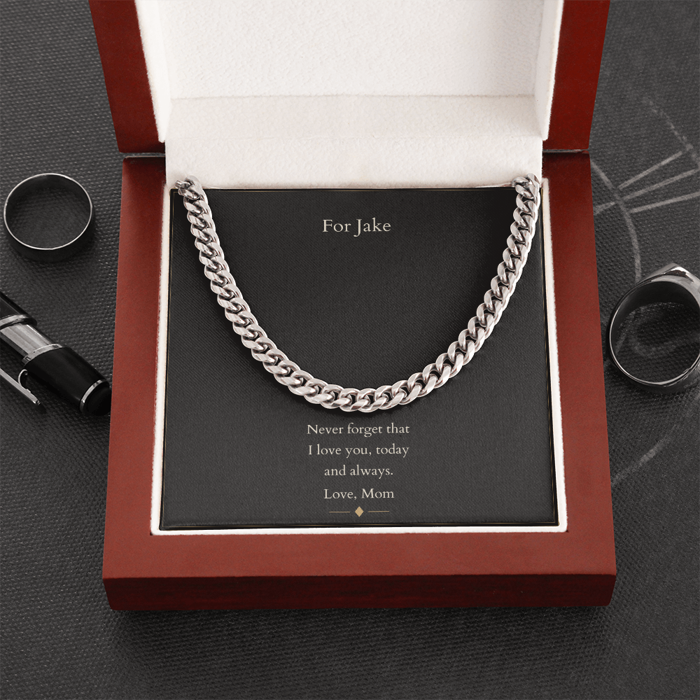Your Words Cuban Link Chain