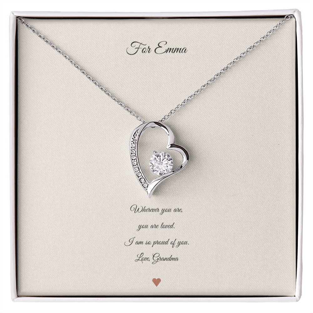 Your Words Necklace · Heart